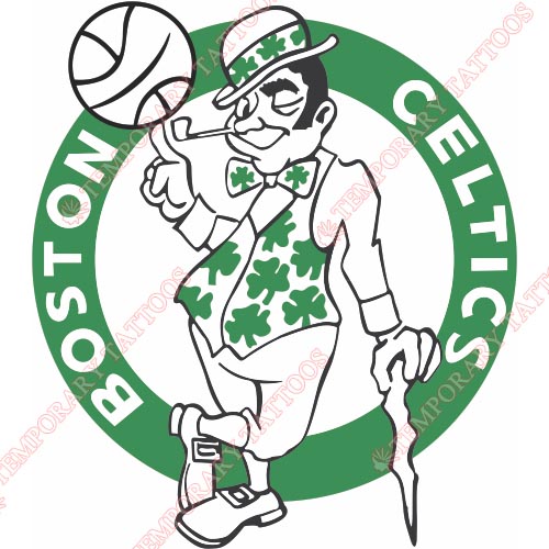 Boston Celtics Customize Temporary Tattoos Stickers NO.915